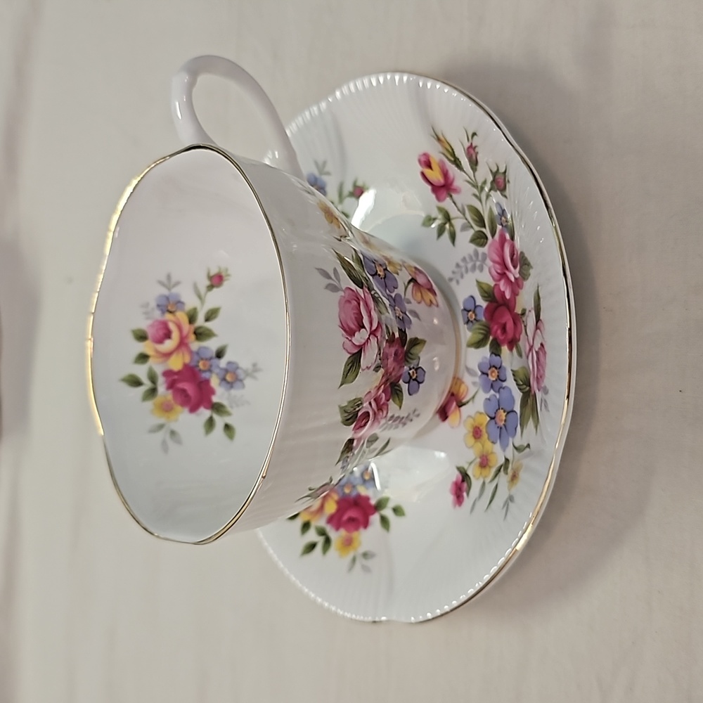Royal Albert bone china teacup and saucer